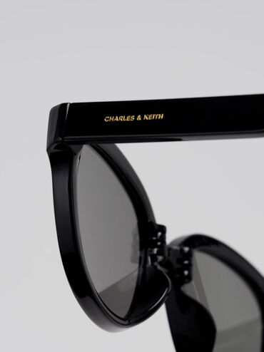 Gafas de sol redondas Brea, Negro, hi-res