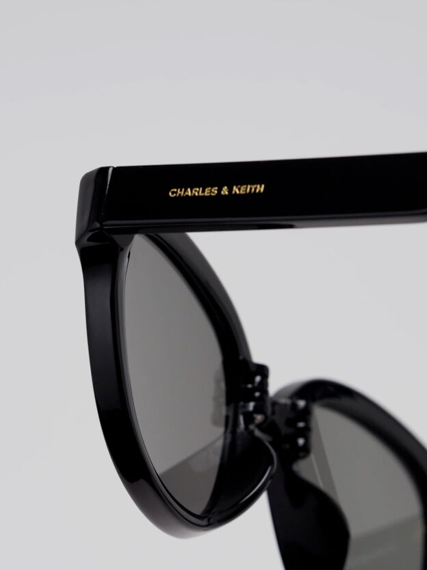 Gafas de sol redondas Brea, Negro, hi-res