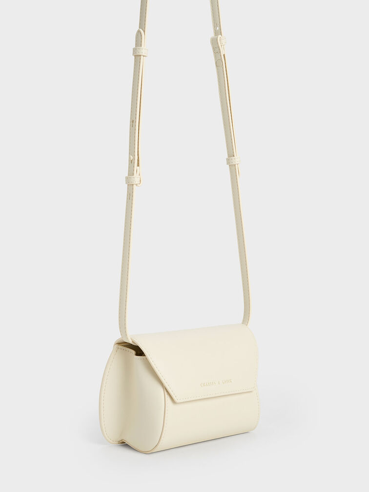 Mini Cassiopeia Front Flap Bag, Cream, hi-res