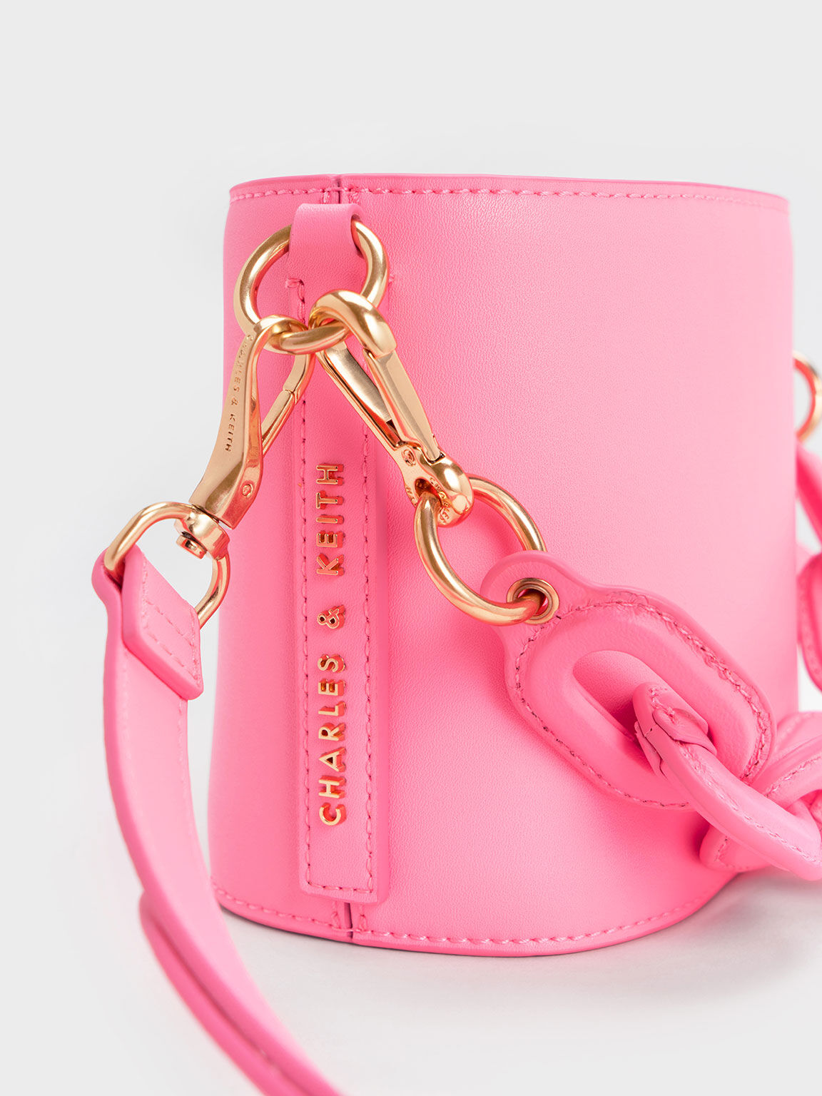 Catena Bucket Bag, Pink, hi-res
