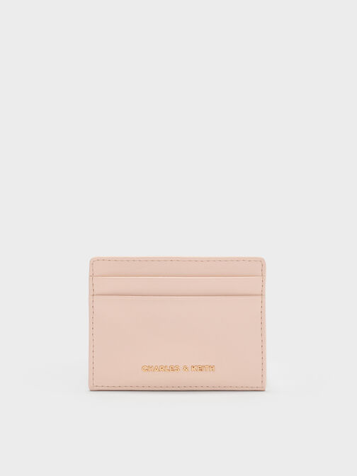 Halsey Ruched Card Holder, Soft Pink, hi-res