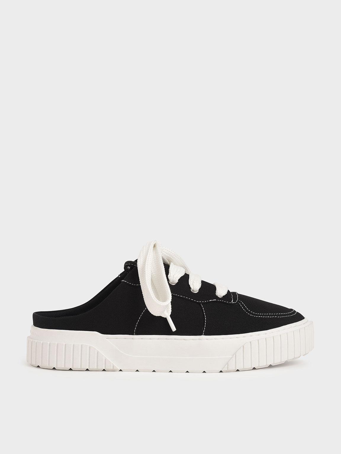 All black slip on trainers Clearance