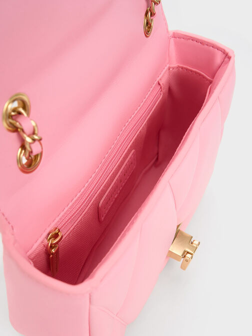 Bolso acolchado Arwen, Rosa, hi-res