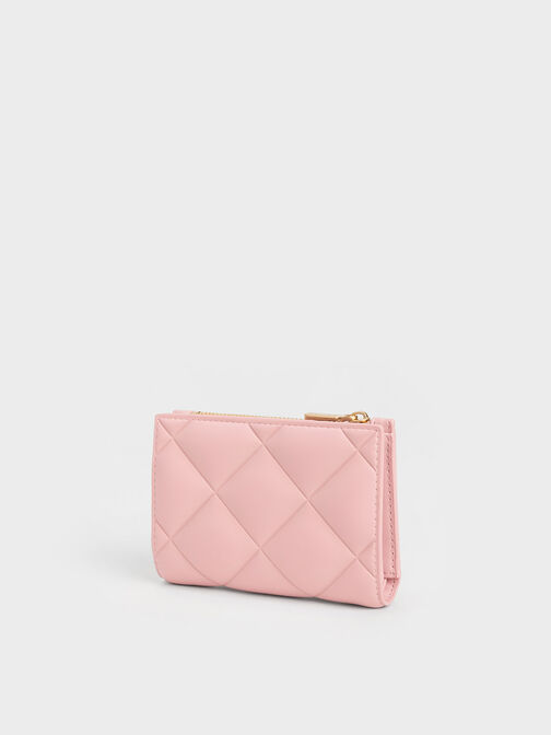 Gemma Quilted Cardholder, Light Pink, hi-res