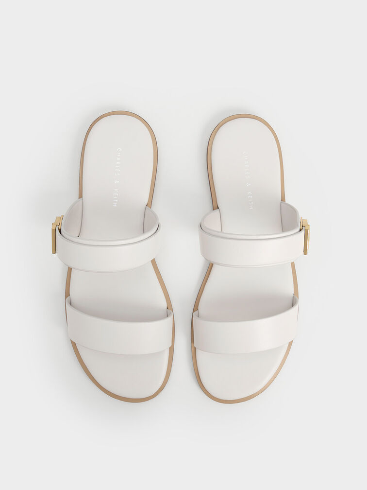 Dove Double-Strap Sandals, Chalk, hi-res