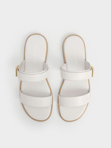 Dove Double-Strap Sandals, Chalk, hi-res