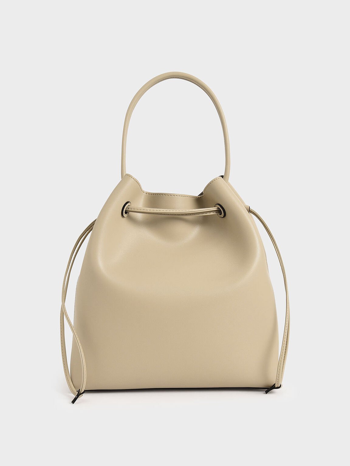 Drawstring Hobo Bag, Ivory, hi-res