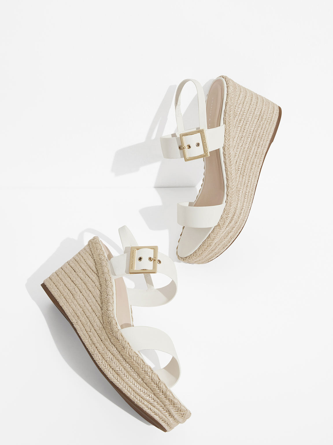 Charles and keith wedges Clearance