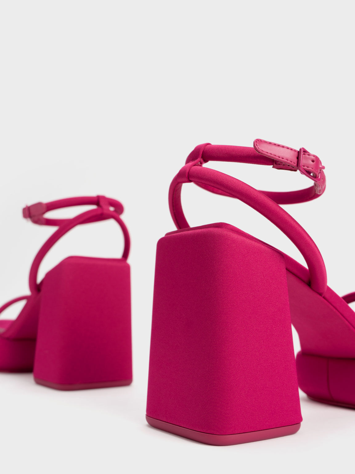 Red and on sale pink sandals