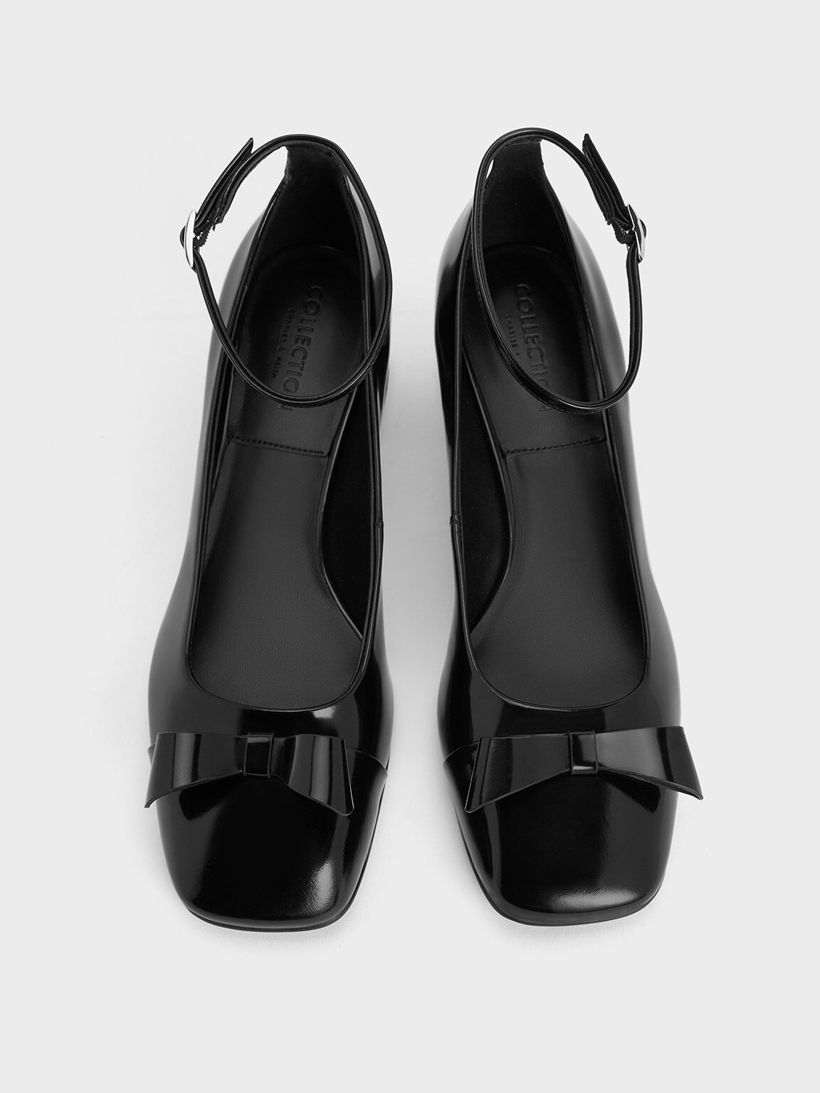 Raissa bow hotsell ankle strap pump