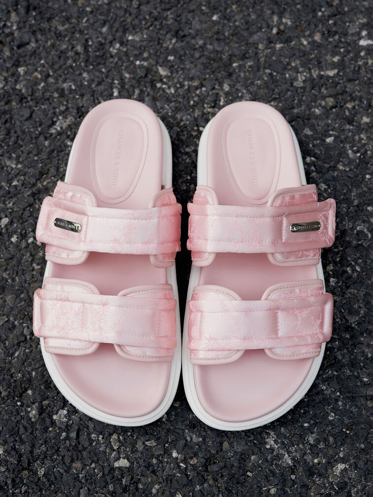 Clementine Recycled Polyester Sports Sandals, Light Pink, hi-res