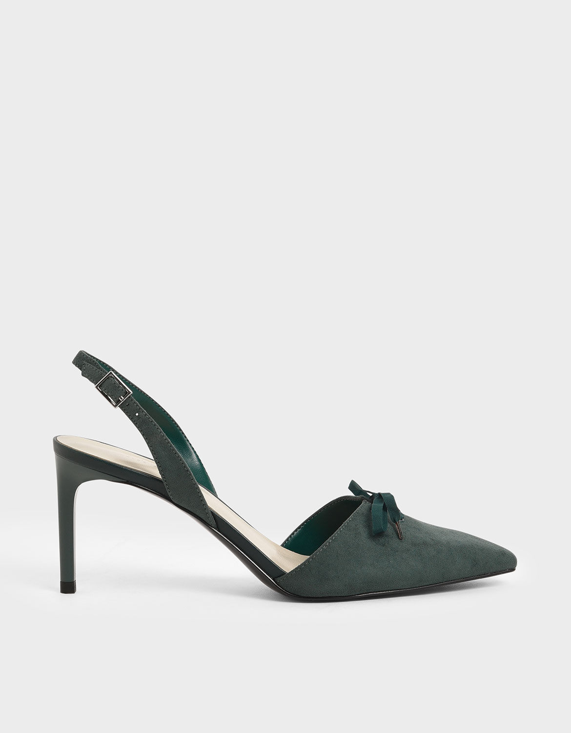 Deep green heels