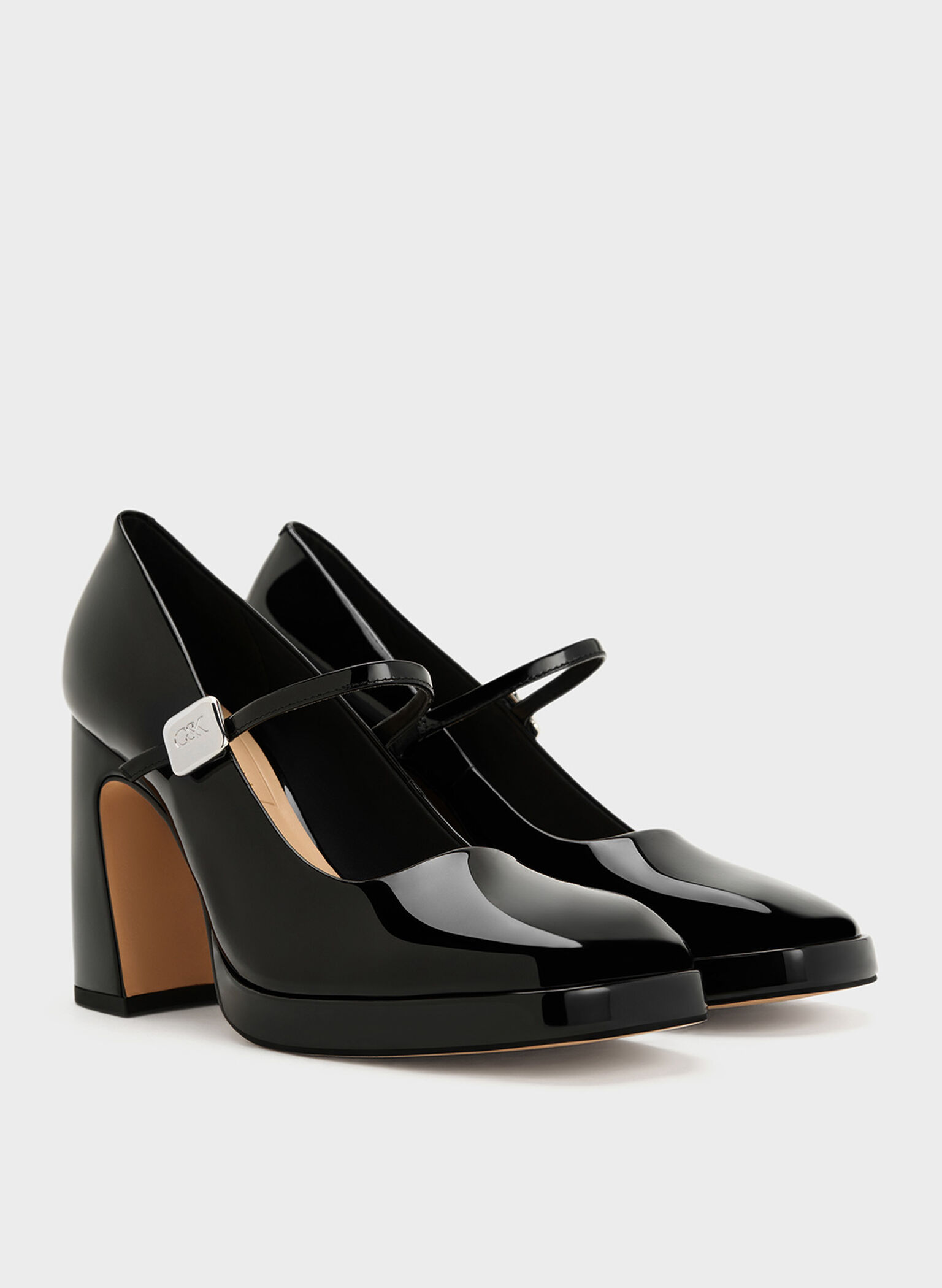Mary Janes Jyll de charol con plataforma, Charol negro, hi-res