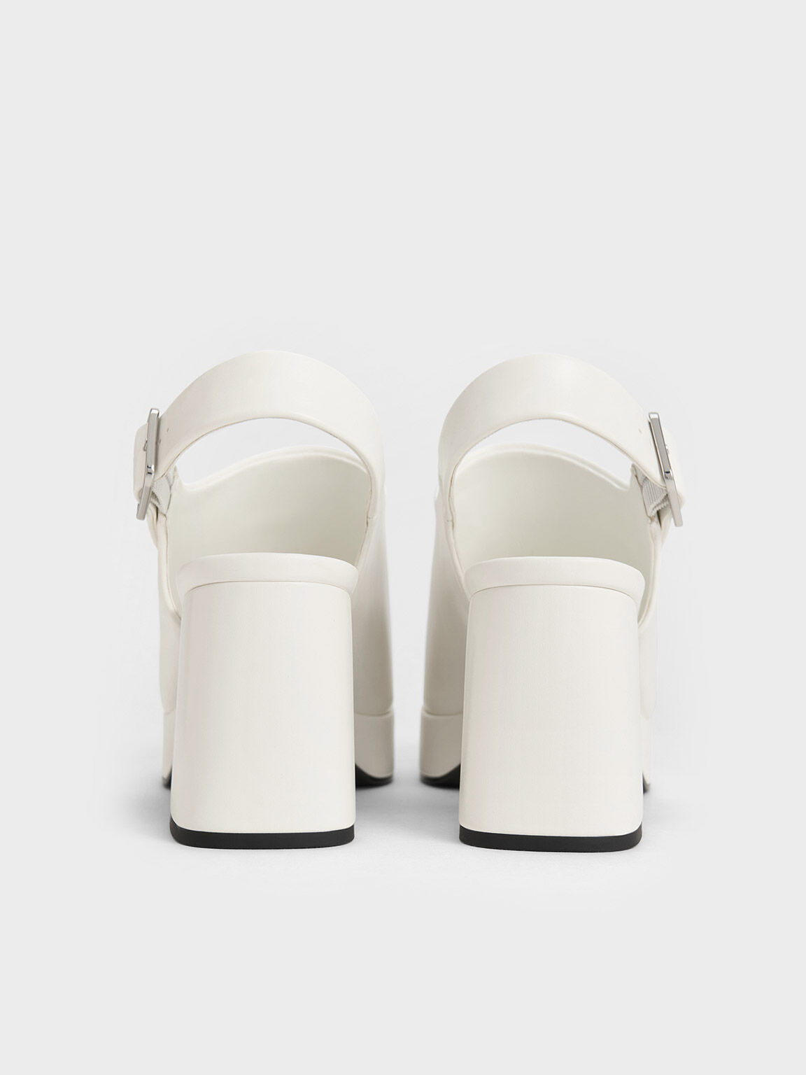 White peep toe sandals women's outlet