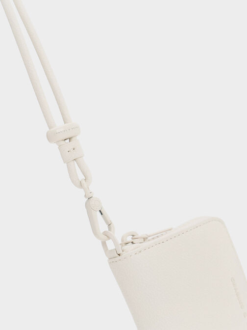 Errya Zip-Around Wallet, Cream, hi-res