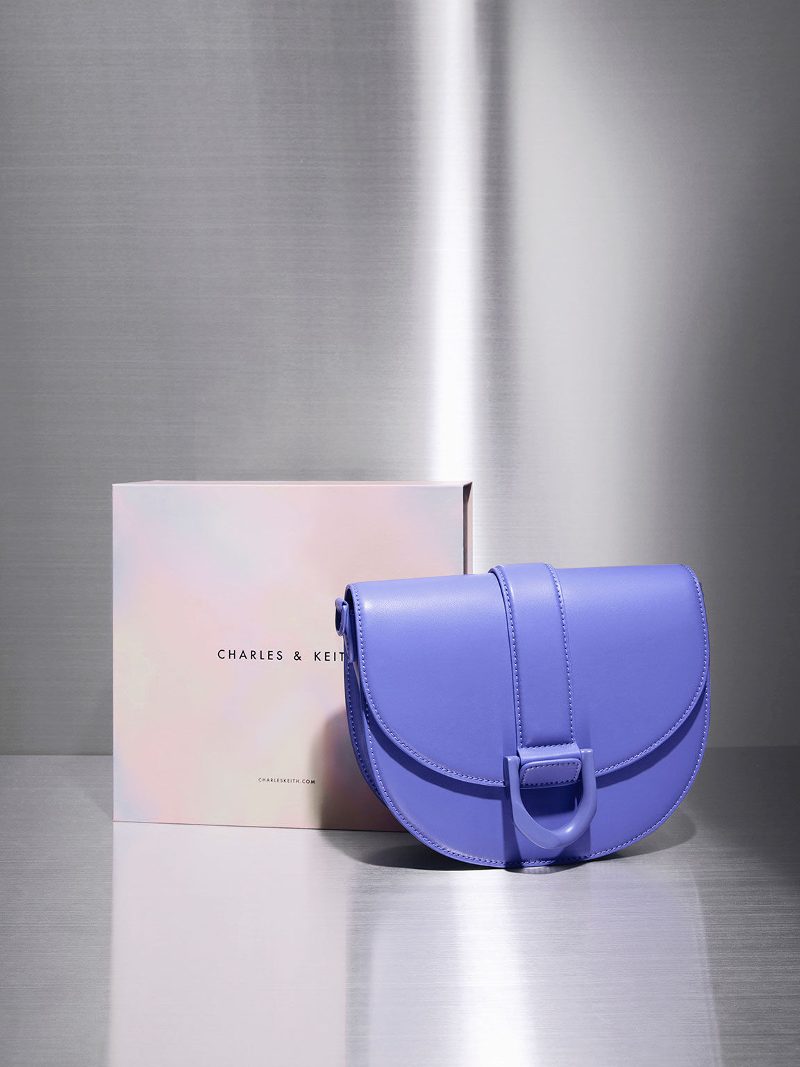 Gabine Saddle Bag Purple