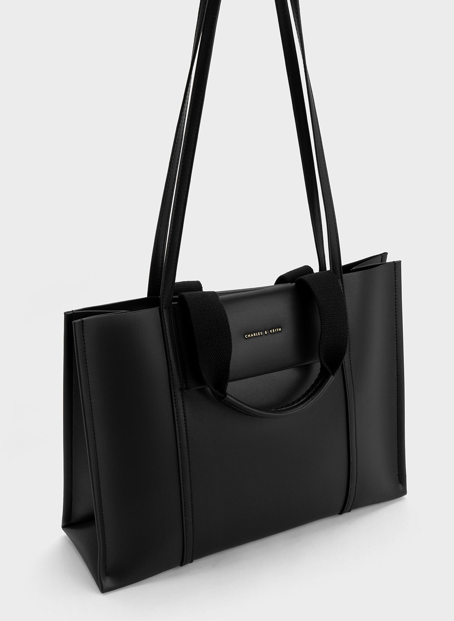 Shalia Tote Bag, Black, hi-res