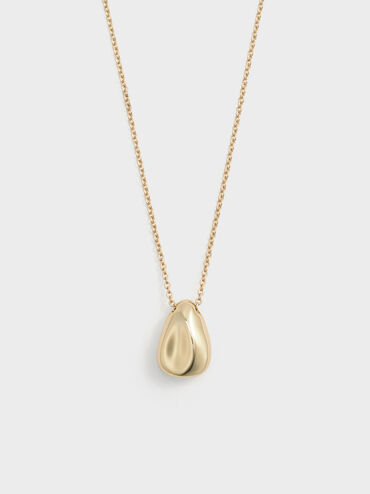 Donora Sculptural Pendant Necklace, Gold, hi-res