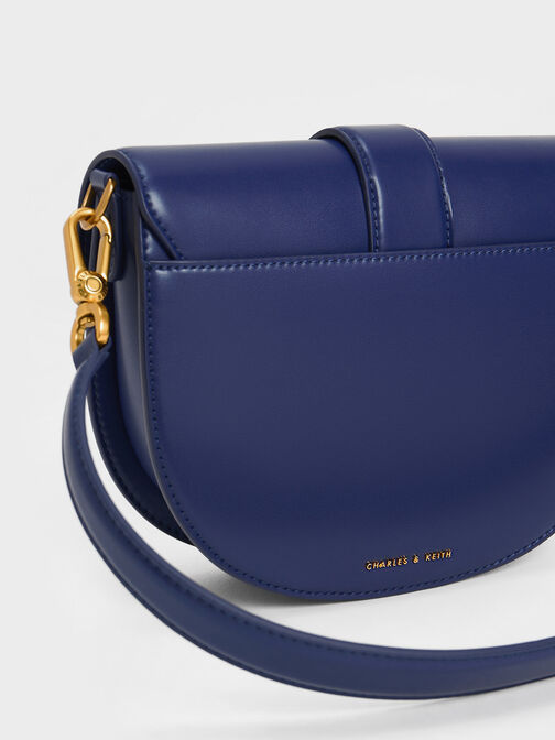 Gabine Saddle Bag, Navy, hi-res