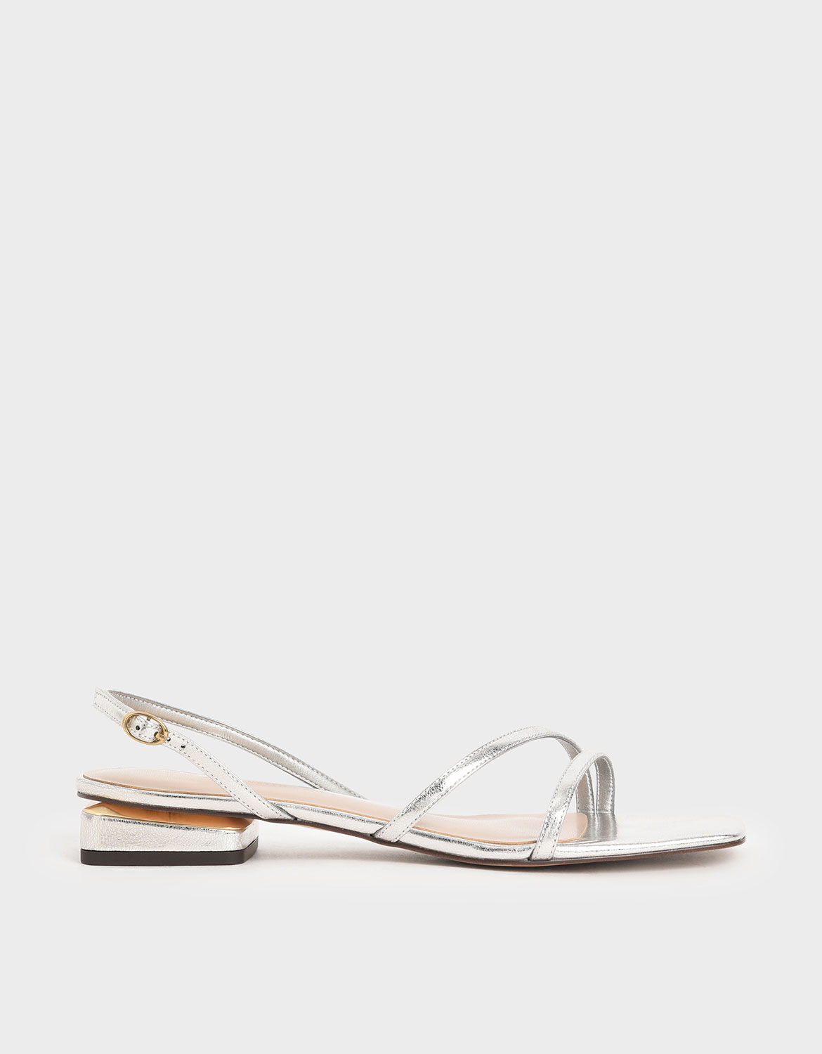 black barely there sandals uk