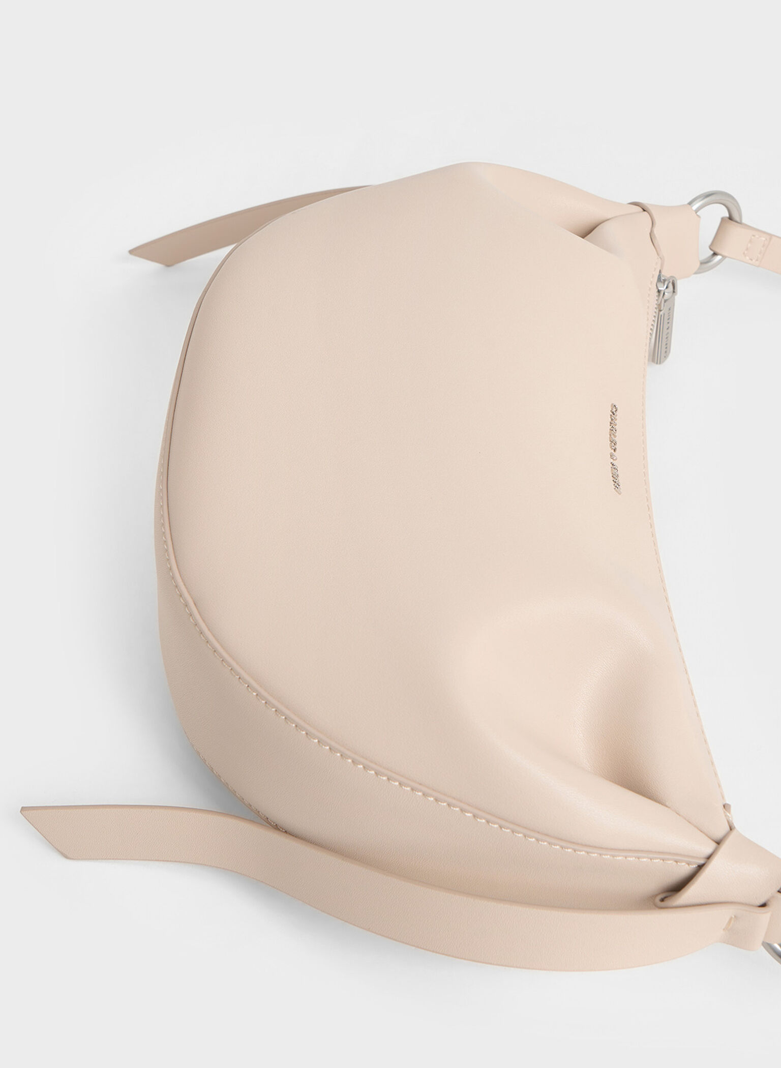 Calla Half-Moon Bag, Oat, hi-res