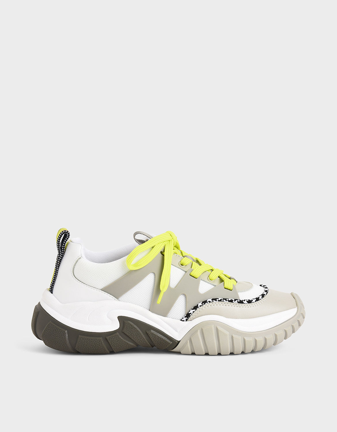 yellow chunky trainers