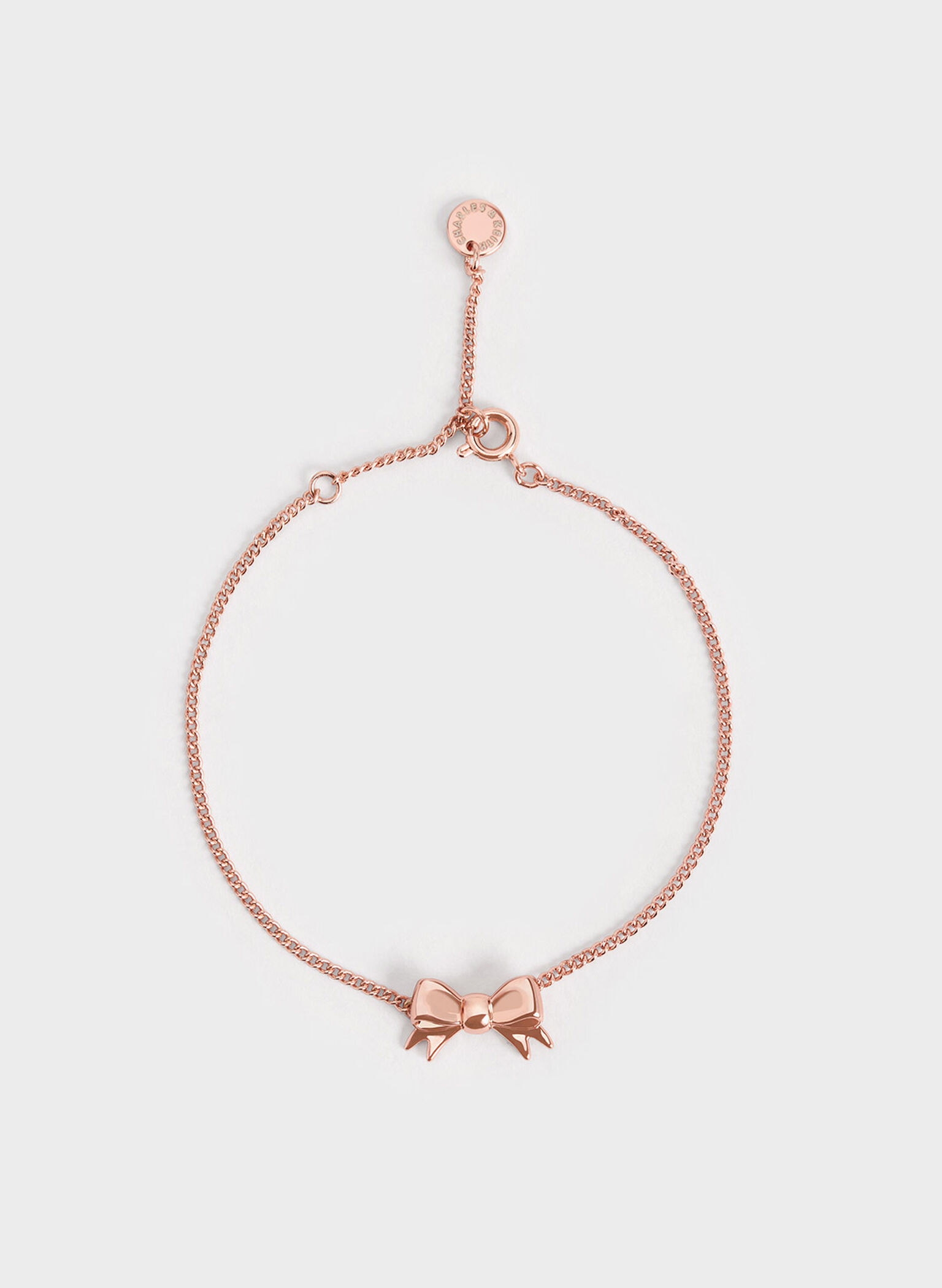 Paige Ribbon Bracelet, Rose Gold, hi-res