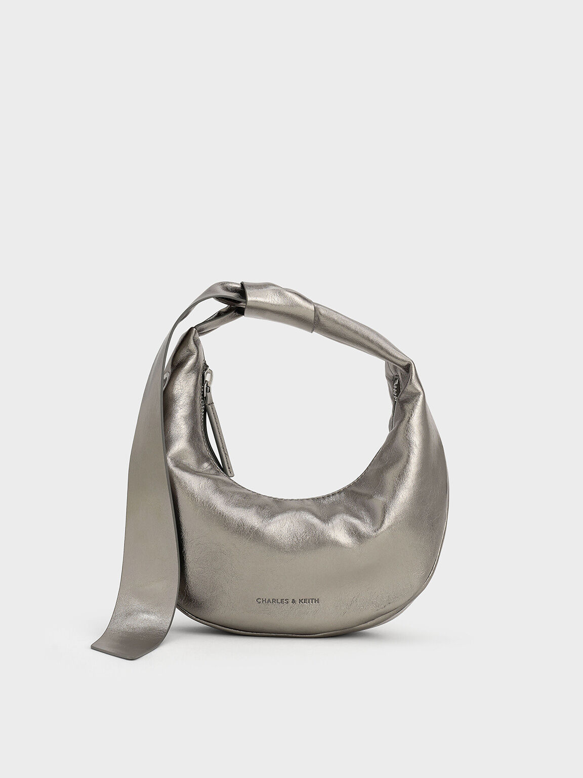 Charles and keith pewter bag discount