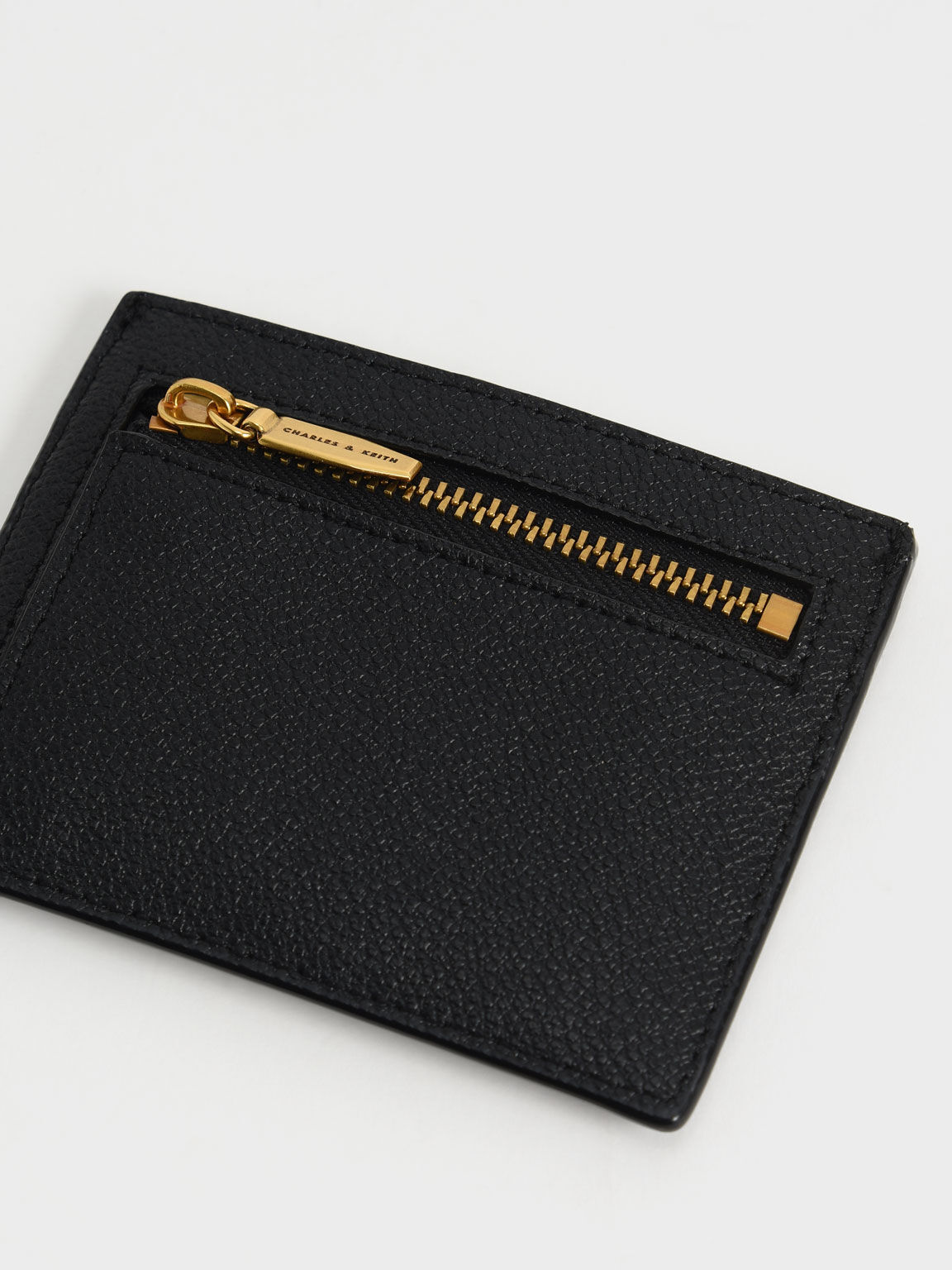 Black Multi-Slot Card Holder - CHARLES & KEITH US