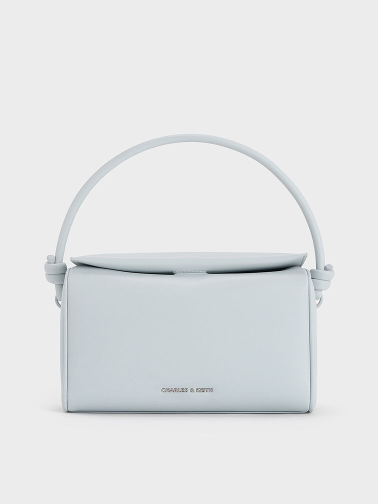 Sammie Knotted-Handle Boxy Bag, Sea Salt Blue, hi-res