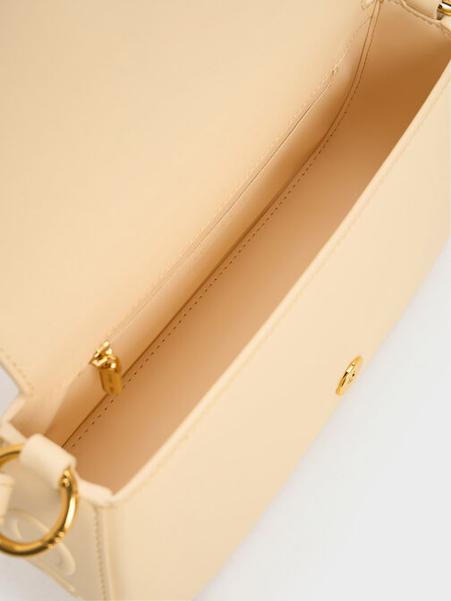 Bolso curvo Oona, Beige, hi-res