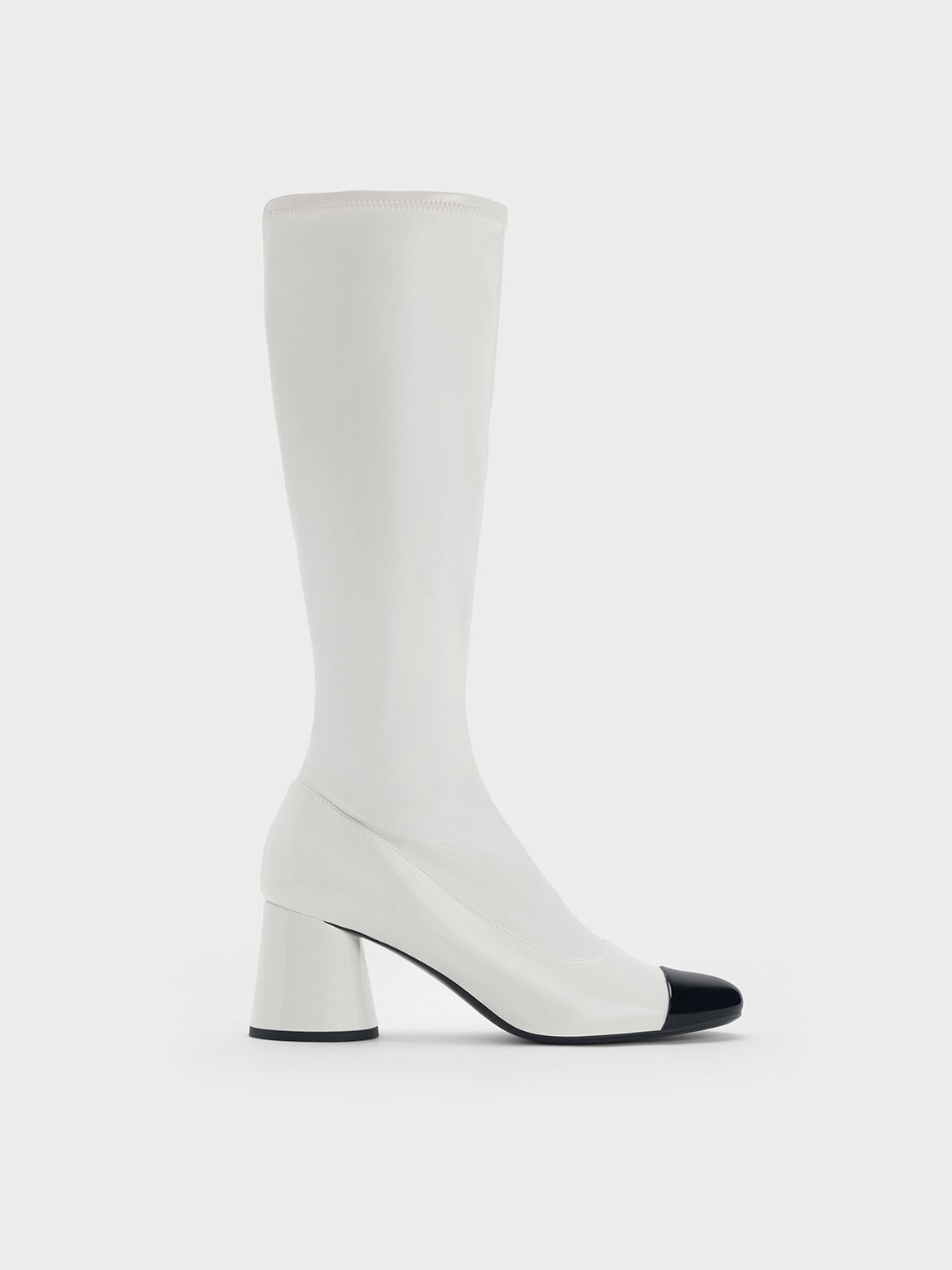 White Knee High Boots Shop Online CHARLES KEITH SG