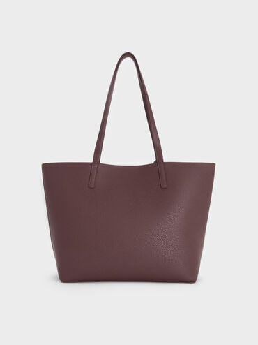 Beryl Tote Bag, Wineberry Red, hi-res