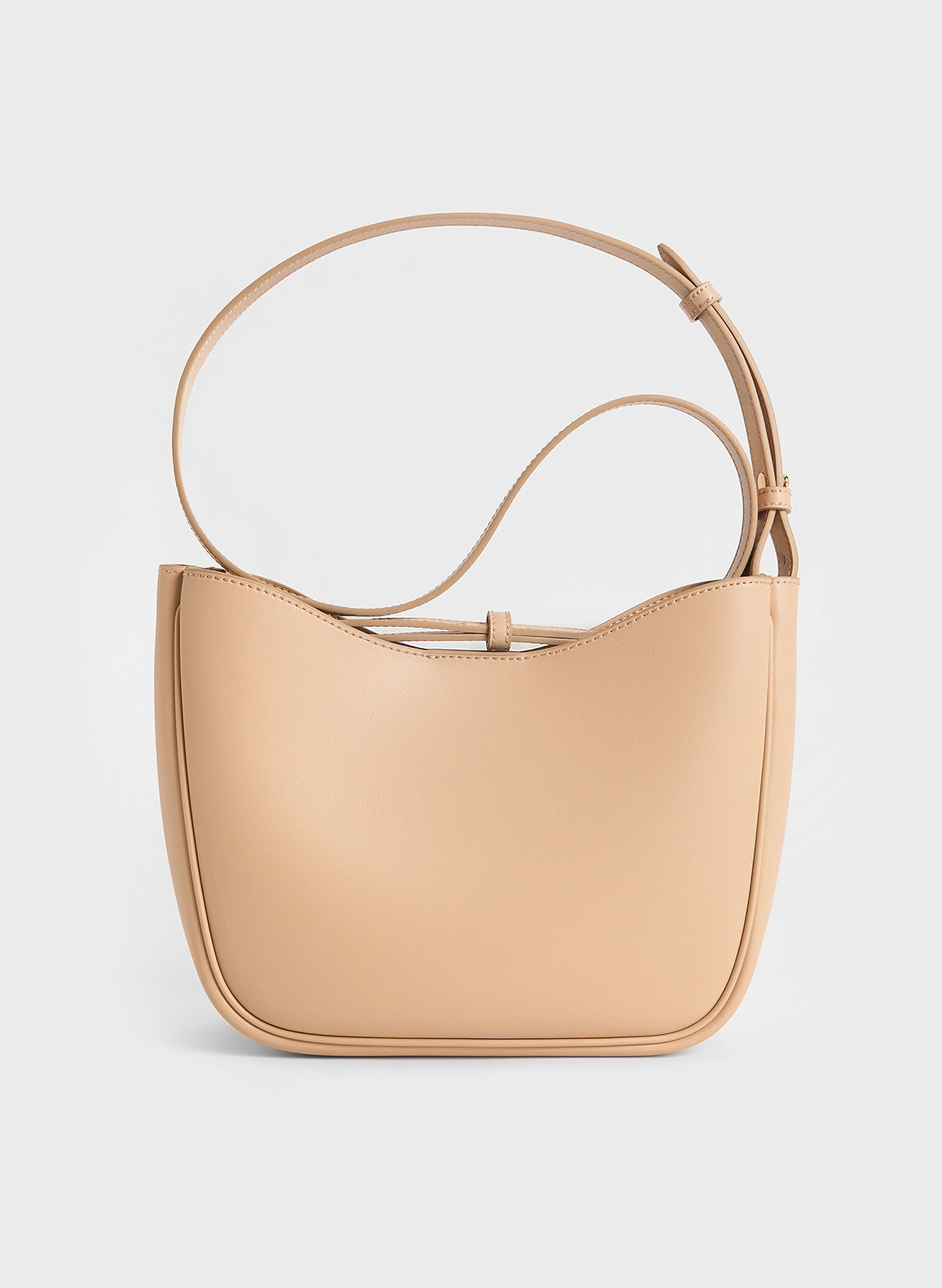 Bolso Robyn con asa de cadena, Beige, hi-res
