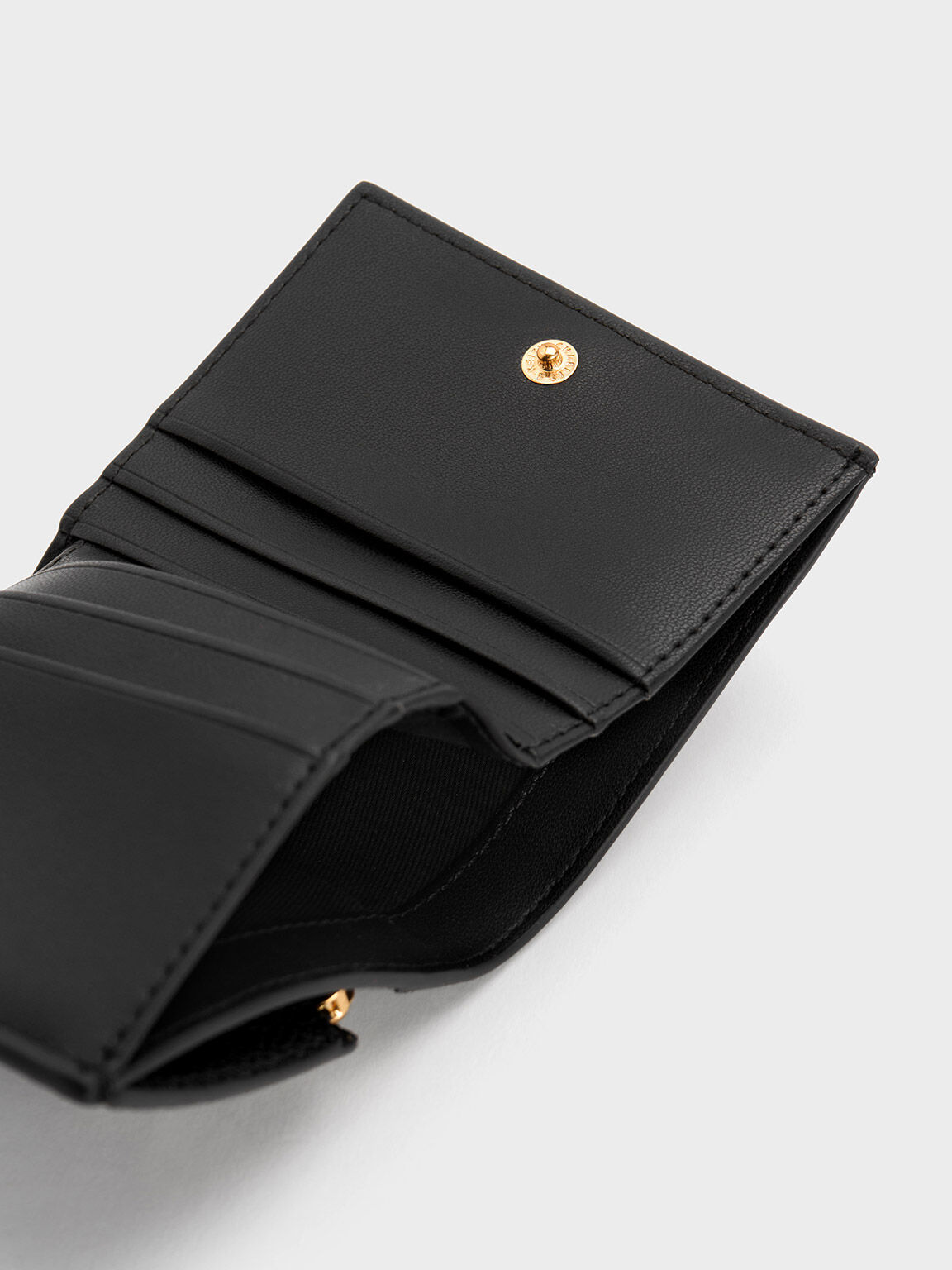 Small Wallet, Black, hi-res