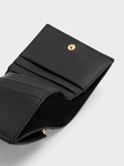 Small Wallet, Black, hi-res