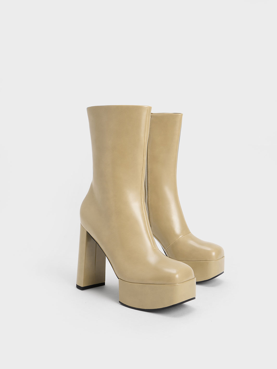 Corinth Blade Heel Boots, Taupe, hi-res