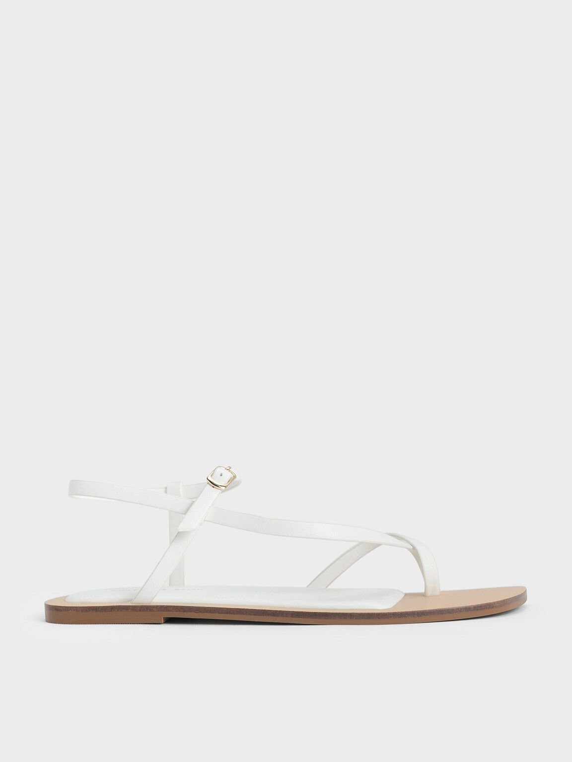 White single new arrivals strap sandals