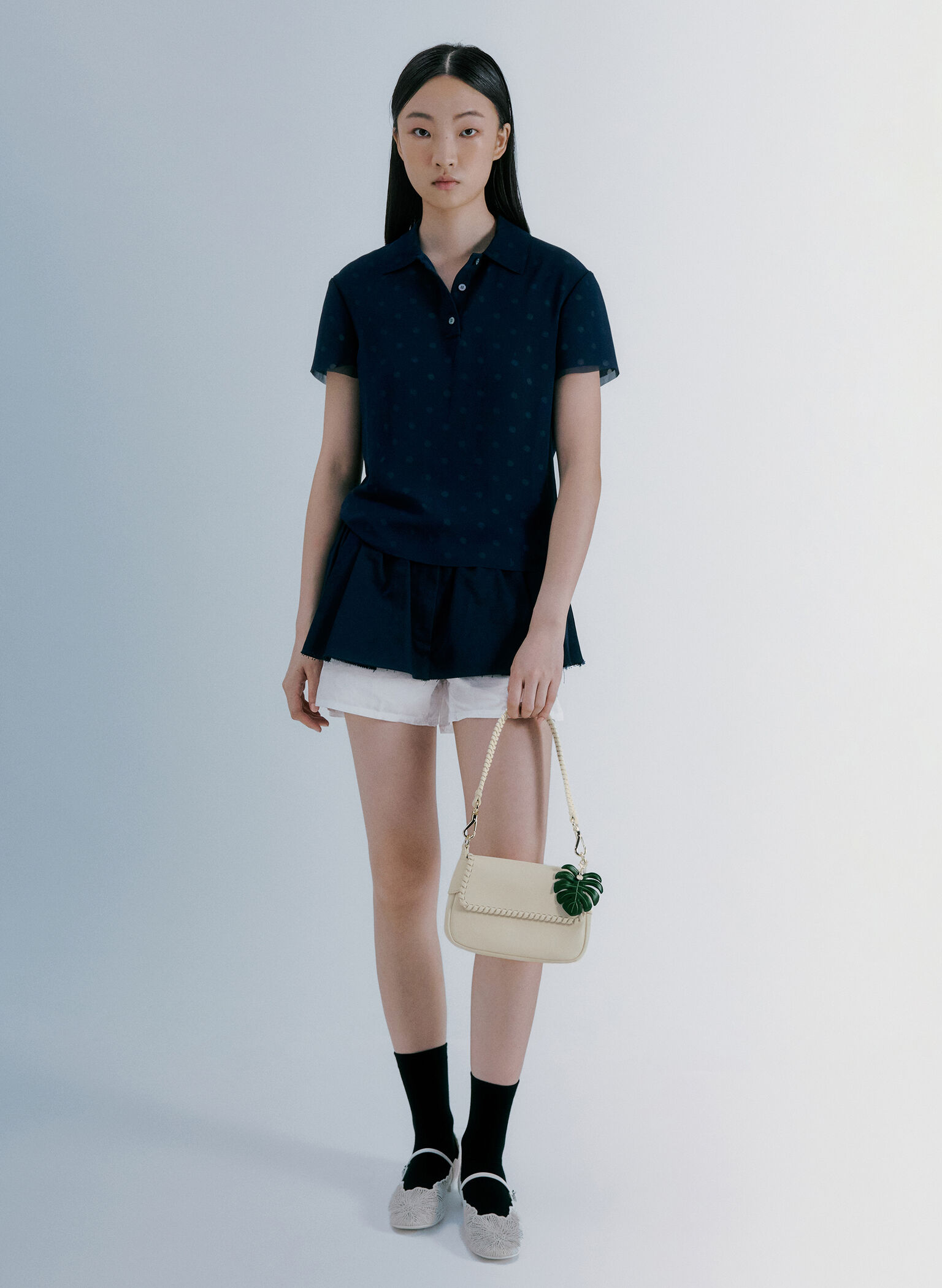 Blume Braided Shoulder Bag, Cream, hi-res