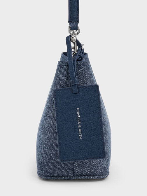 Alcott Denim Bucket Bag, Denim Blue, hi-res