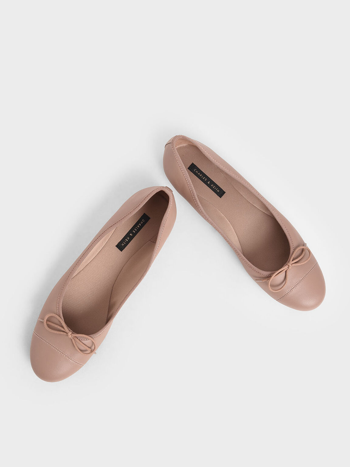 Pink Ballerina Flats Shop Online CHARLES & KEITH SG