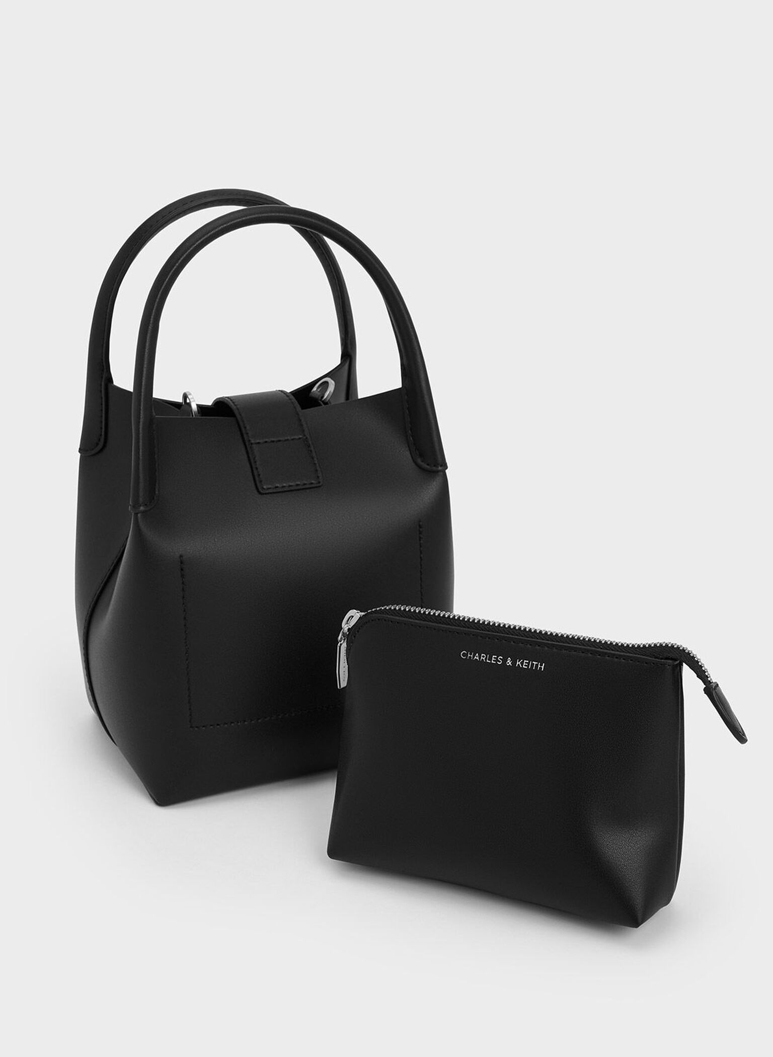 Aubrielle Bucket Bag, Noir, hi-res
