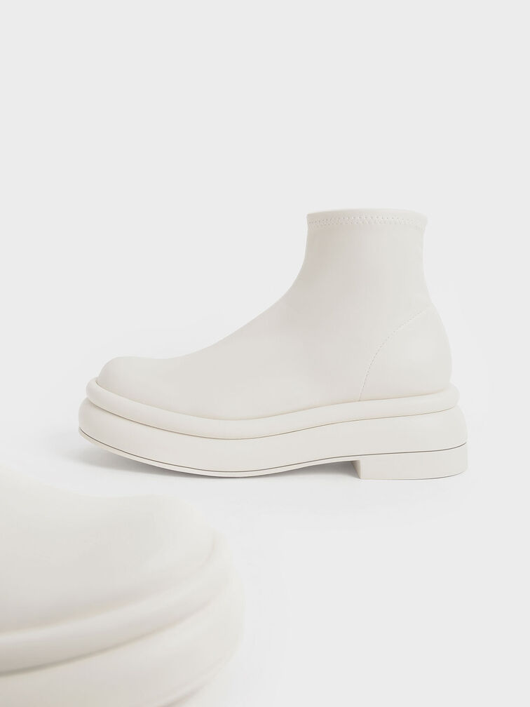 Nola Slip-On Ankle Boots​, Chalk, hi-res