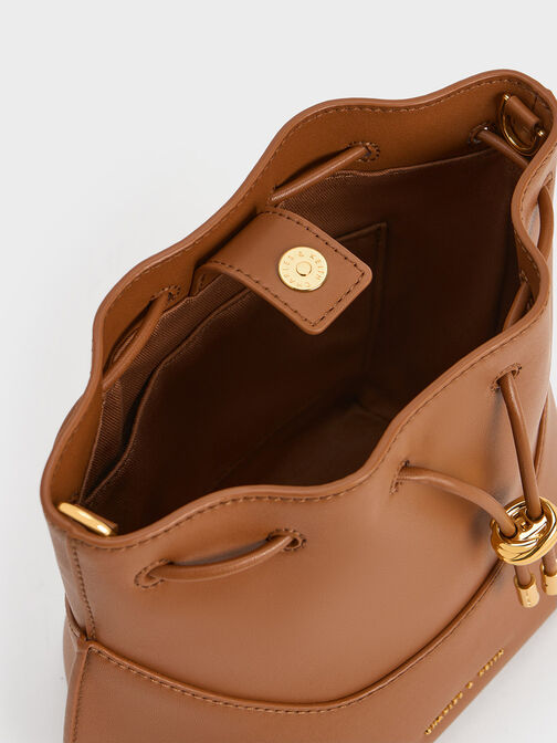 Cassiopeia Bucket Bag, Tan, hi-res