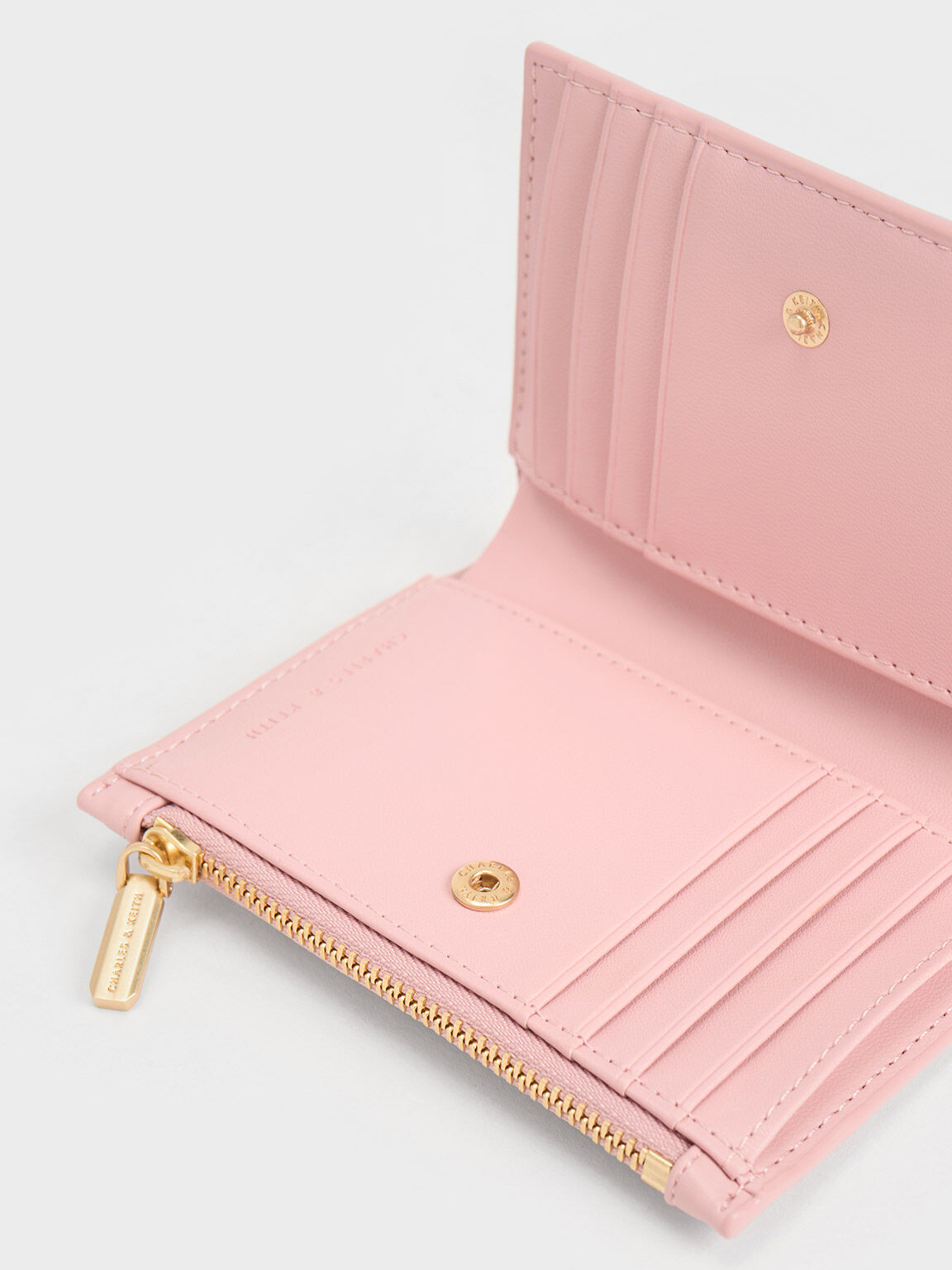 Gemma Quilted Cardholder, Light Pink, hi-res