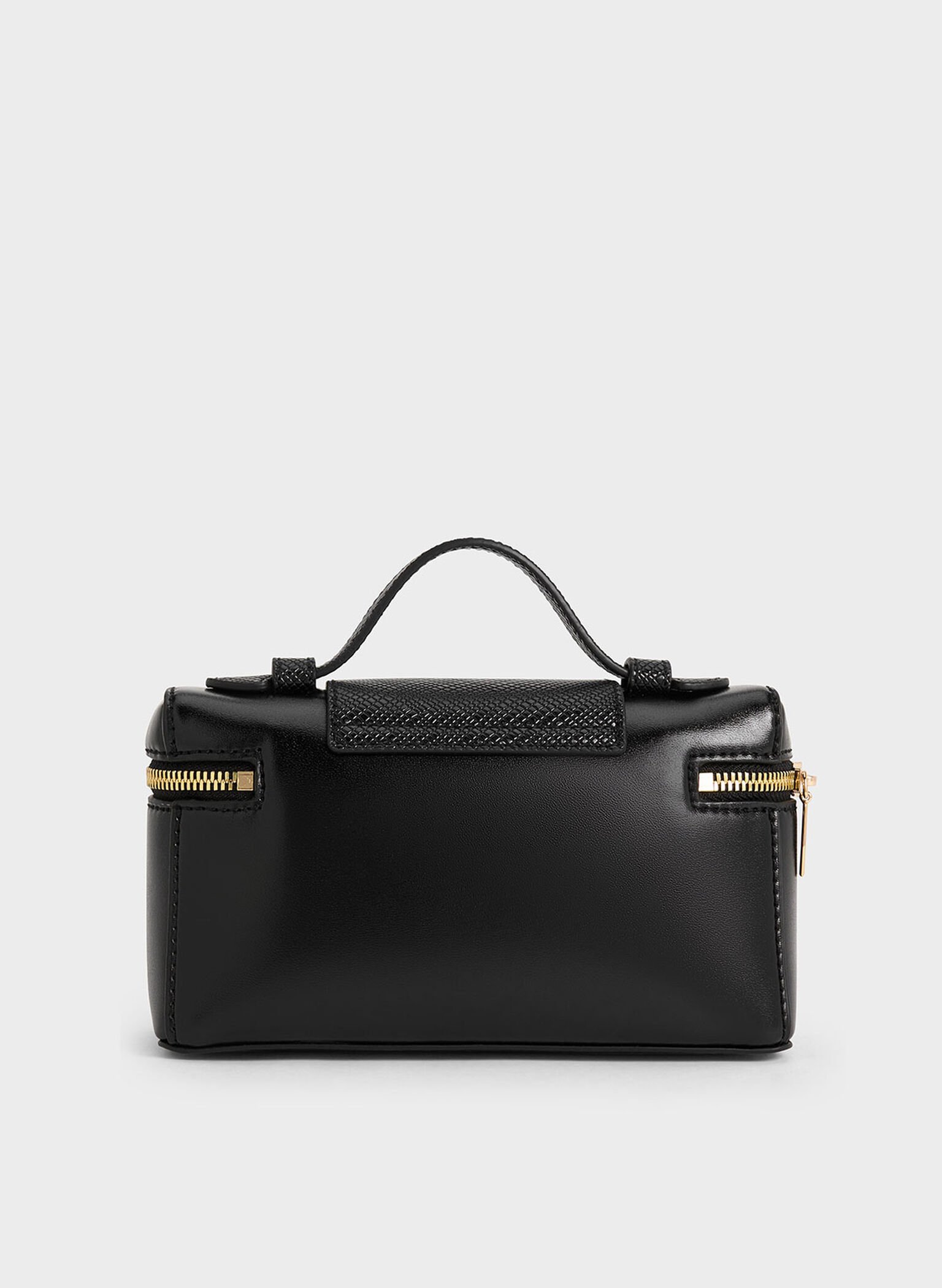 Arwen Top Handle Vanity Bag, Black, hi-res