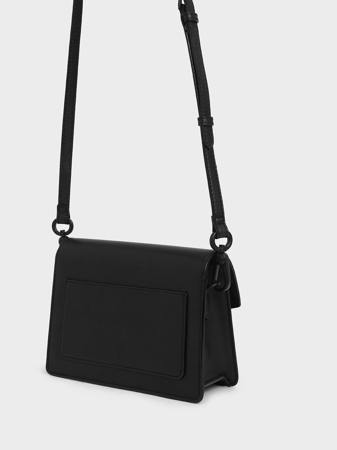 Zaina Envelope Crossbody Bag, Ultra-Matte Black, hi-res