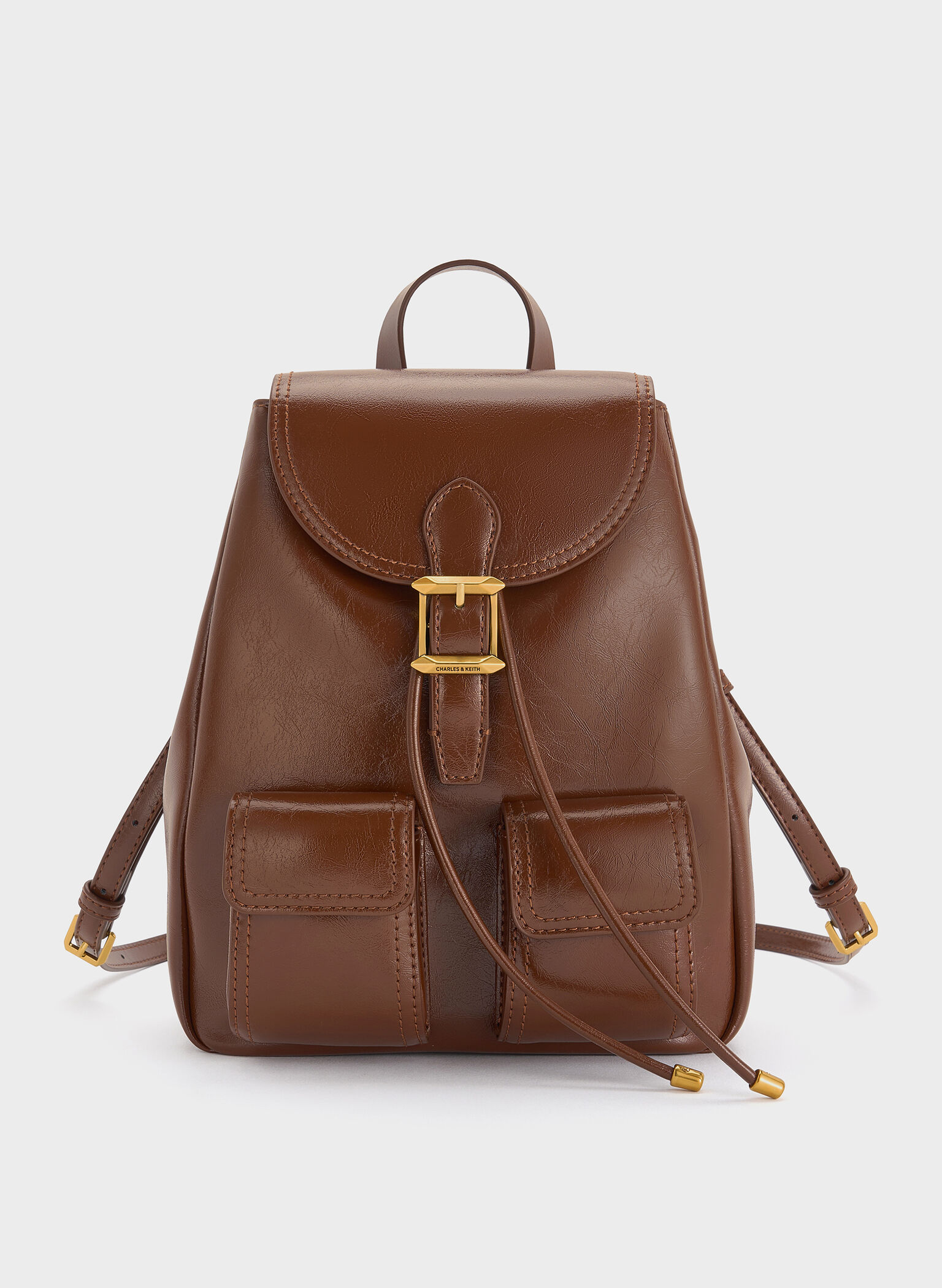 Bryna Backpack, Dark Brown, hi-res