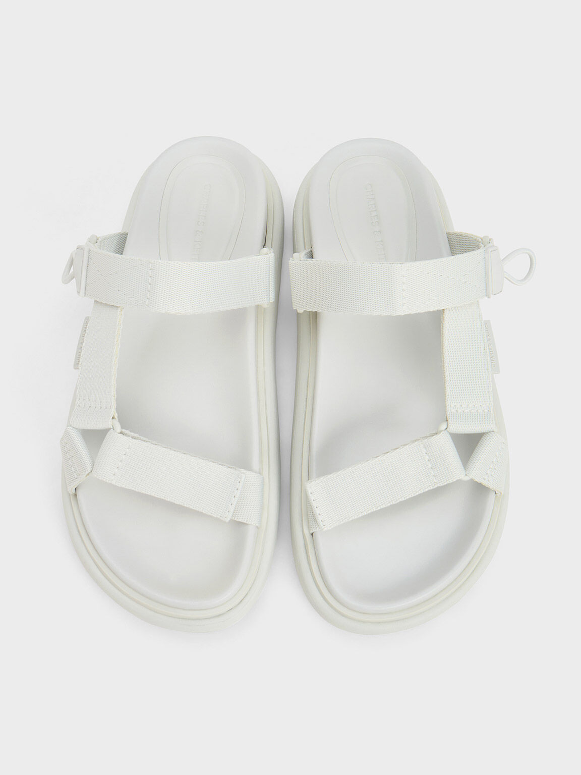 White sport top sandals
