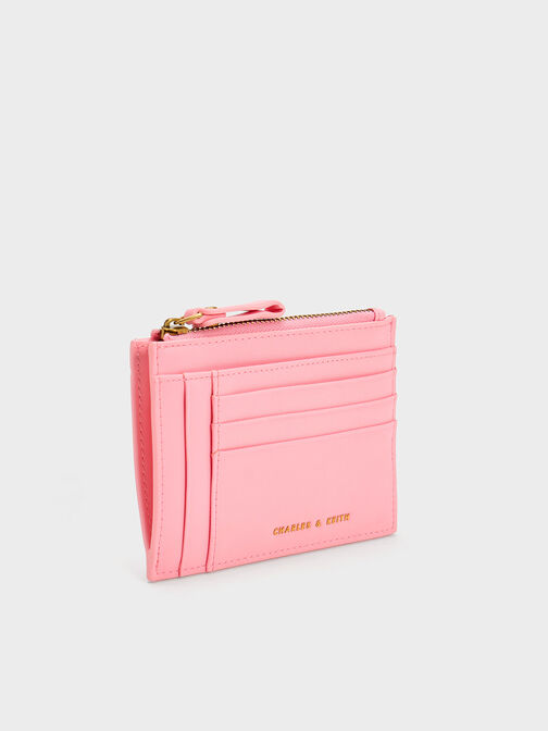 拉鍊卡夾包, 粉紅色, hi-res